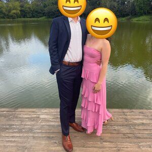 Hello Molly Pink Sunset Reverie Strapless